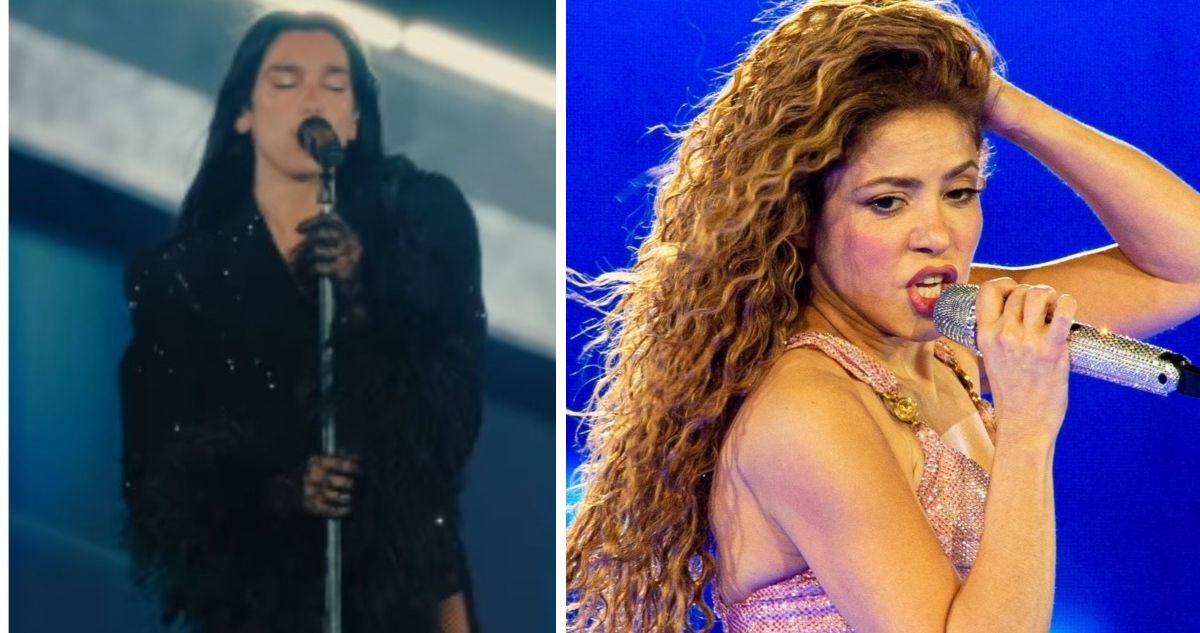 Dua Lipa sorprende e interpreta “Antología” de Skakira ante un repleto estadio en Colombia
