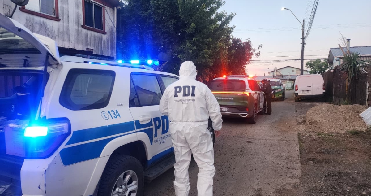 Dueño de casa detenido por golpear con un fierro y matar a hombre que ingresó a su casa en Osorno