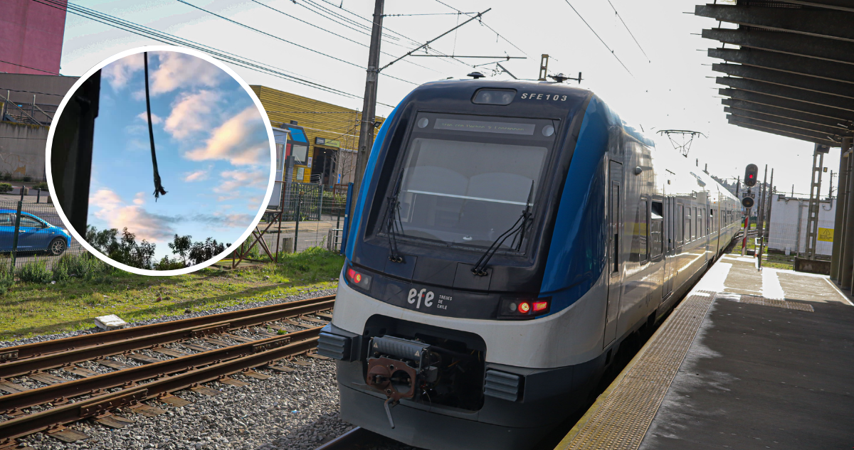 EFE Sur anuncia acciones legales por robo de cables que obligó suspensión del Biotren este viernes