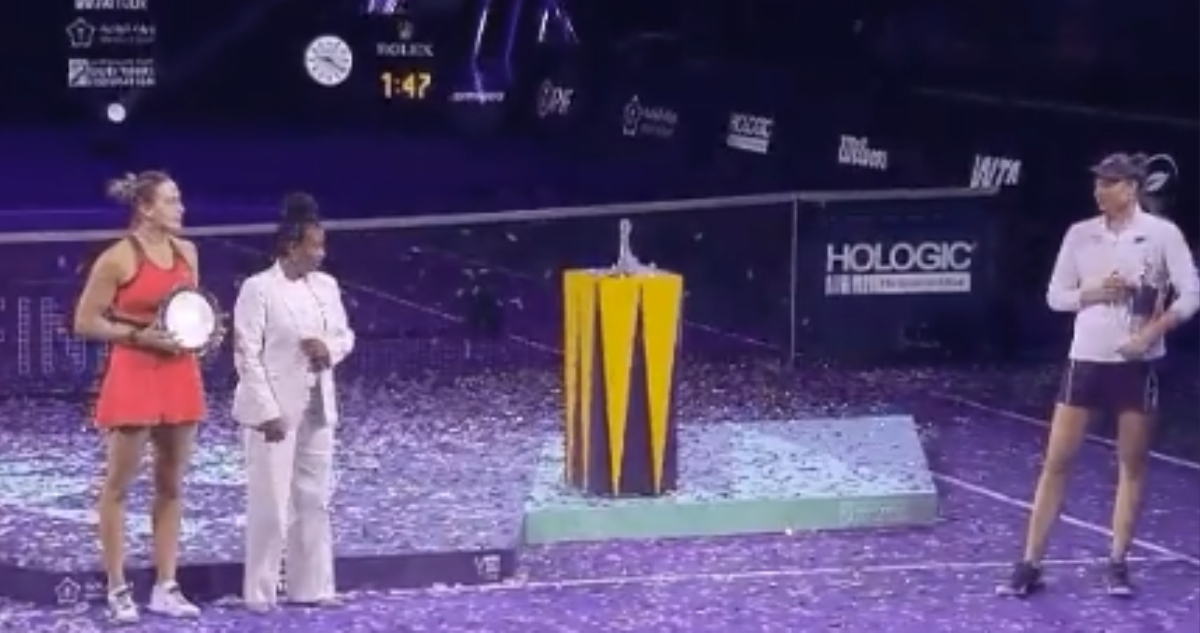 Elena Rybakina en el WTA Finals