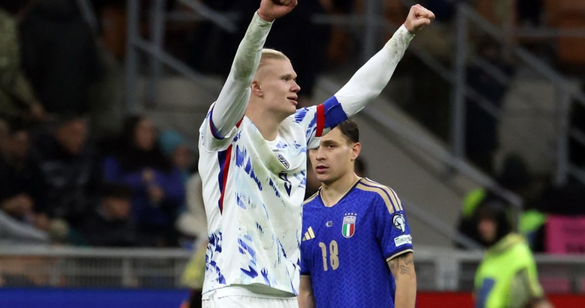 Noruego humilló a Italia y la condenó al Repechaje al Mundial 2026.