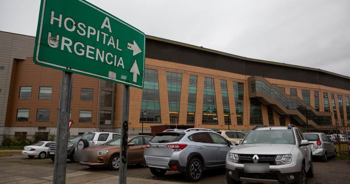 Estacionamiento para funcionarios del Hospital de Puerto Montt