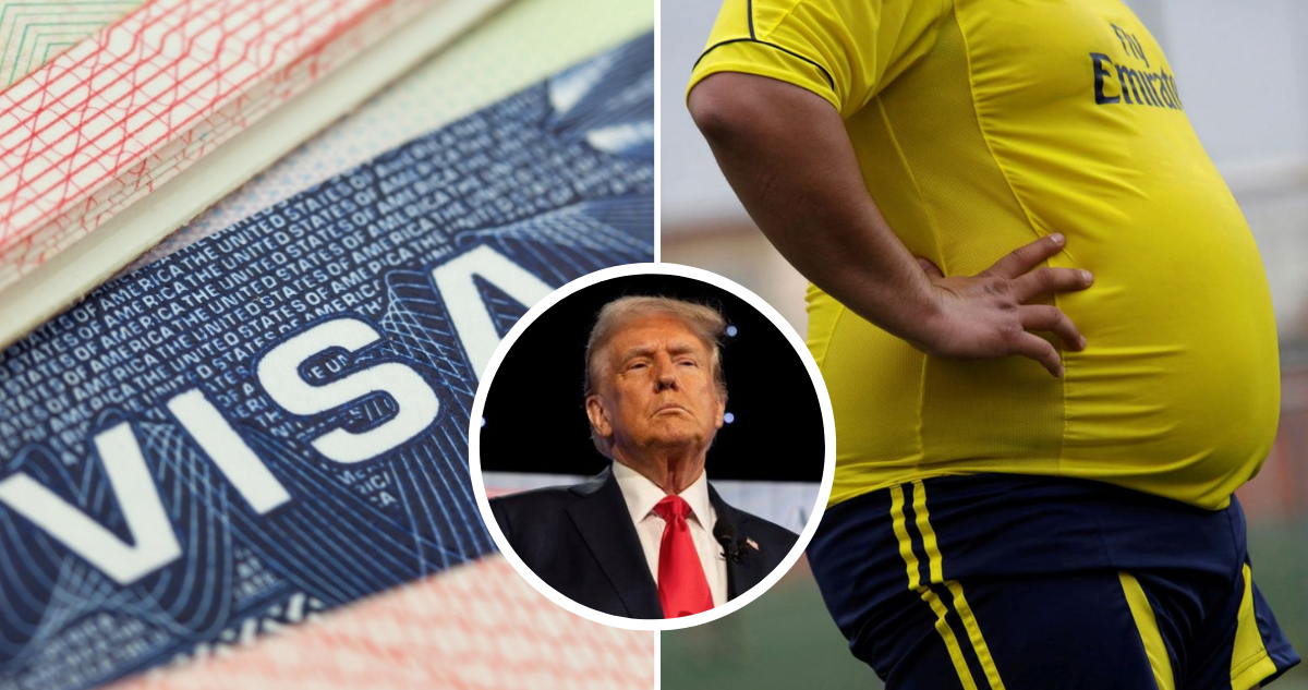 Estados Unidos negaría visas a personas con obesidad y otras enfermedades