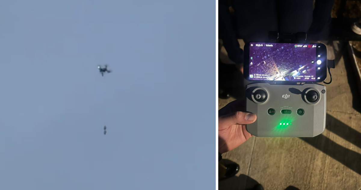 Exreo usó un dron para ingresar celulares a la cárcel de Osorno: fue sorprendido y detenido