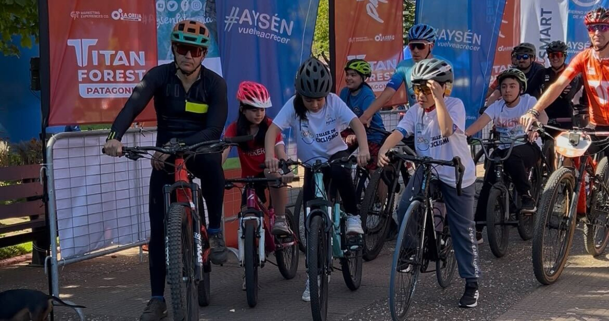 Family Ride del Titan Forest Patagonia