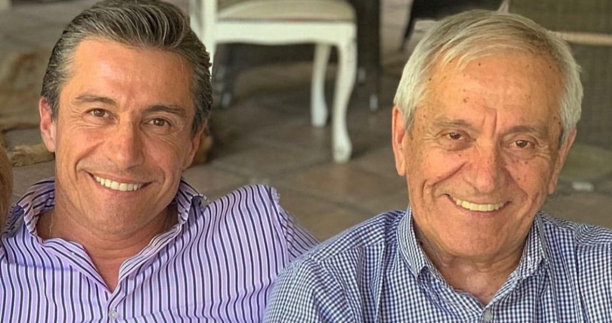 Fernando Solabarrieta y su padre