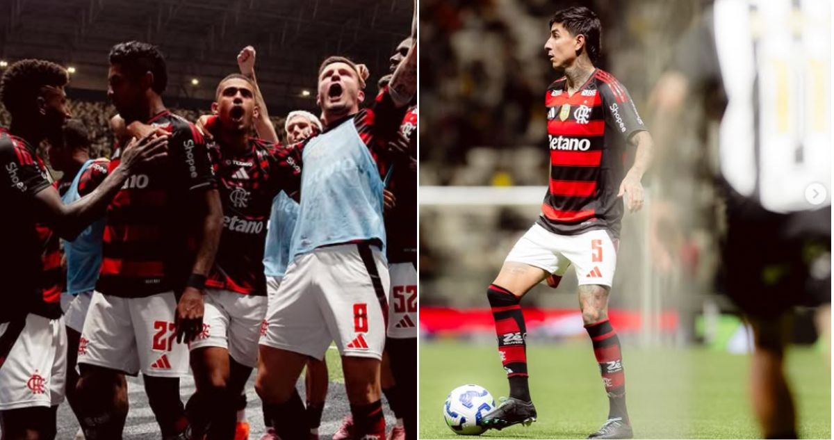 Flamengo rescató empate agónico ante Mineiro y queda a un paso de ganar el Brasileirao