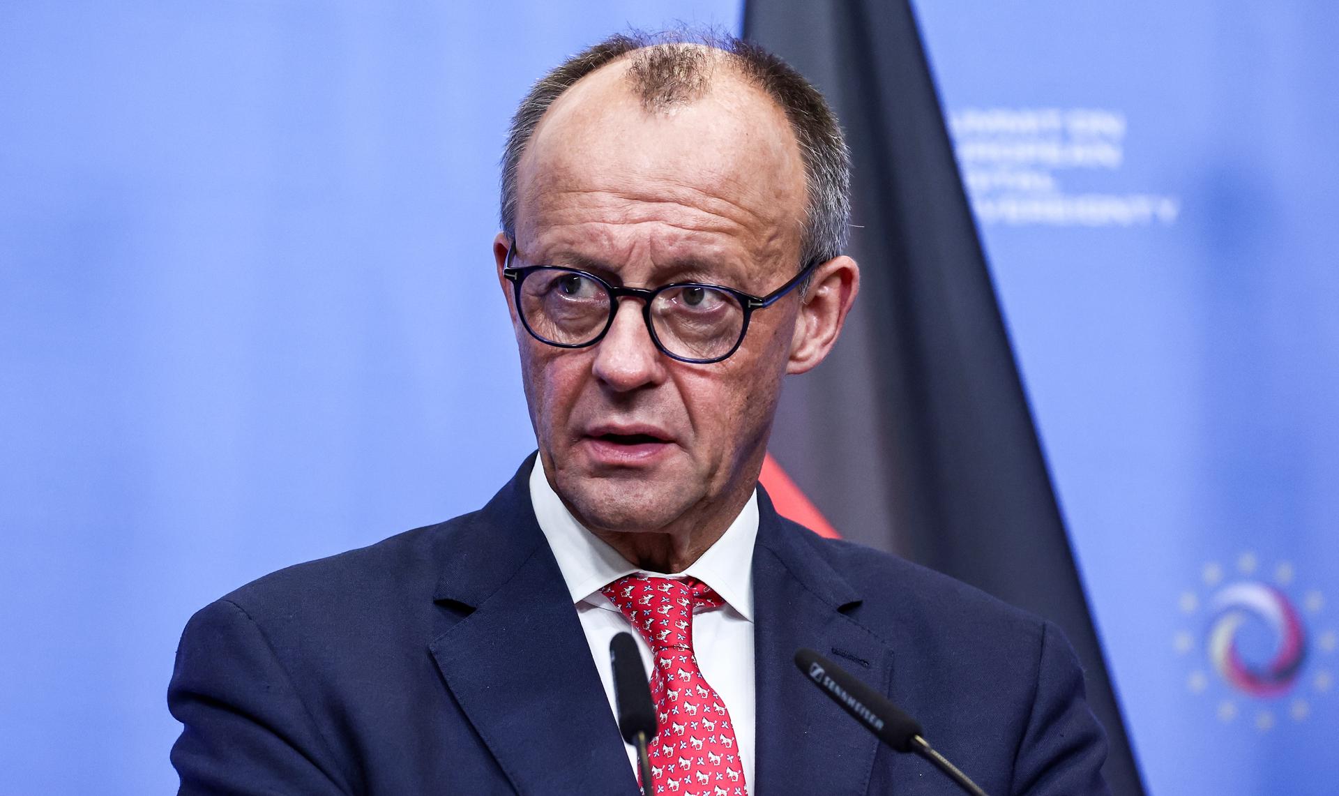 El canciller alemán Friedrich Merz