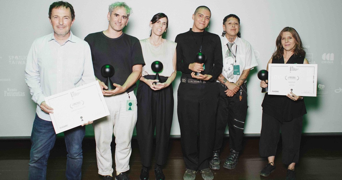 Foto: ganadores FIDOCS 29