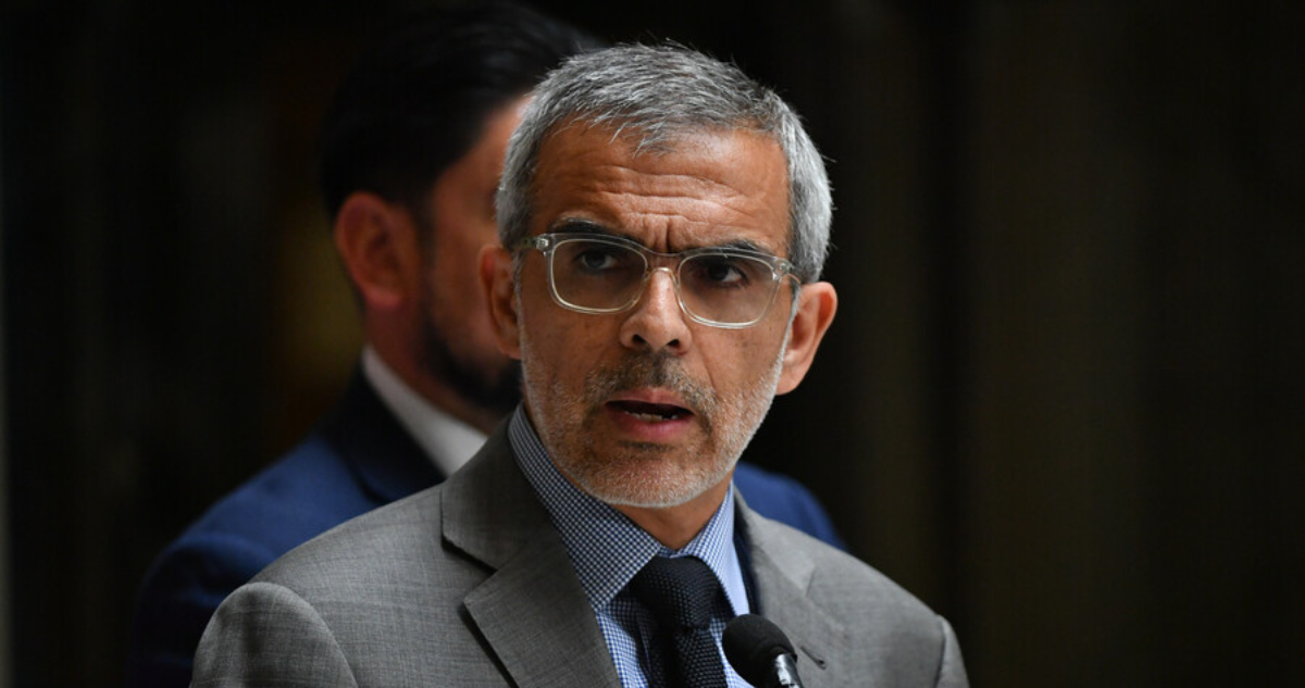 Ministro de Seguridad Pública, Luis Cordero.