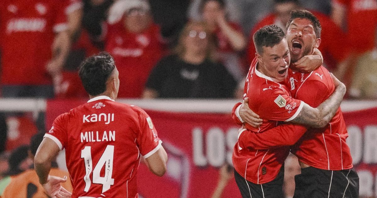 Felipe Loyola fue figura en goleada de Independiente.