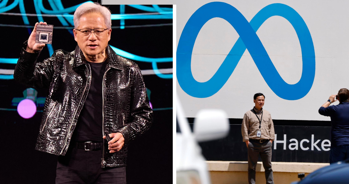 Golpe a las acciones de Nvidia: Reportan que Meta analiza millonaria compra de chips de IA a Google