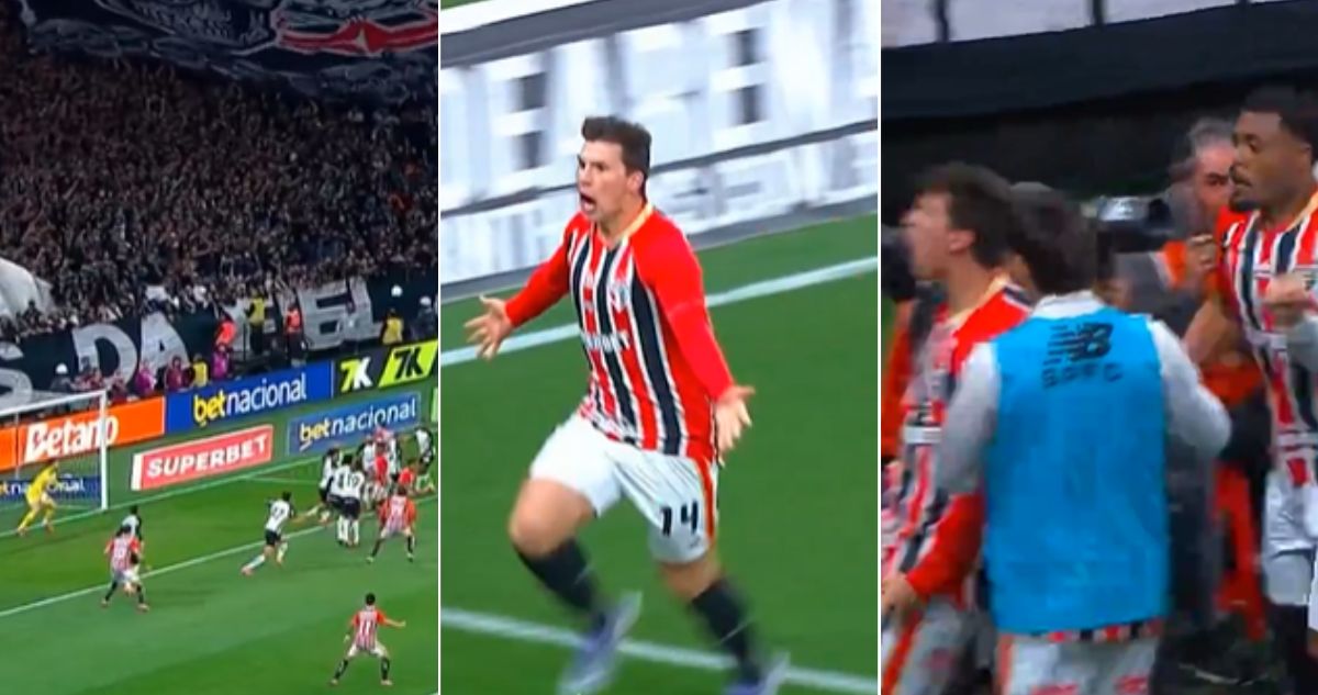 Gonzalo Tapia y un golazo para Sao Paulo ante Corinthians