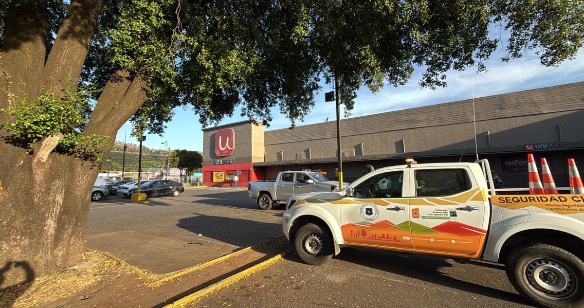 Guardia es baleado por delincuentes que estaban robando en supermercado de Chiguayante