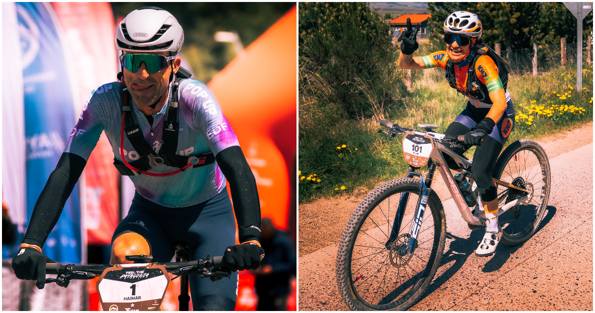 Haimar Zubeldía y Pili Fernández en día 2 del Titan Forest Patagonia