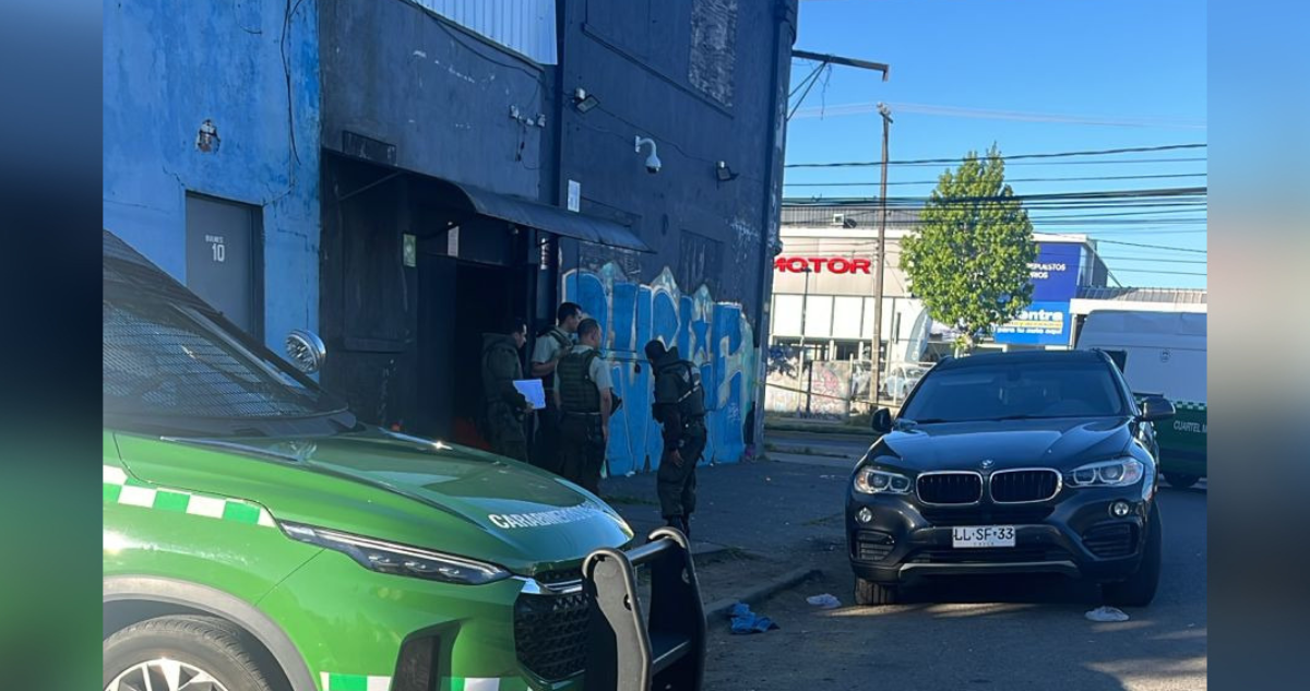 Joven muere tras ser baleado en exterior de un local nocturno en Concepción