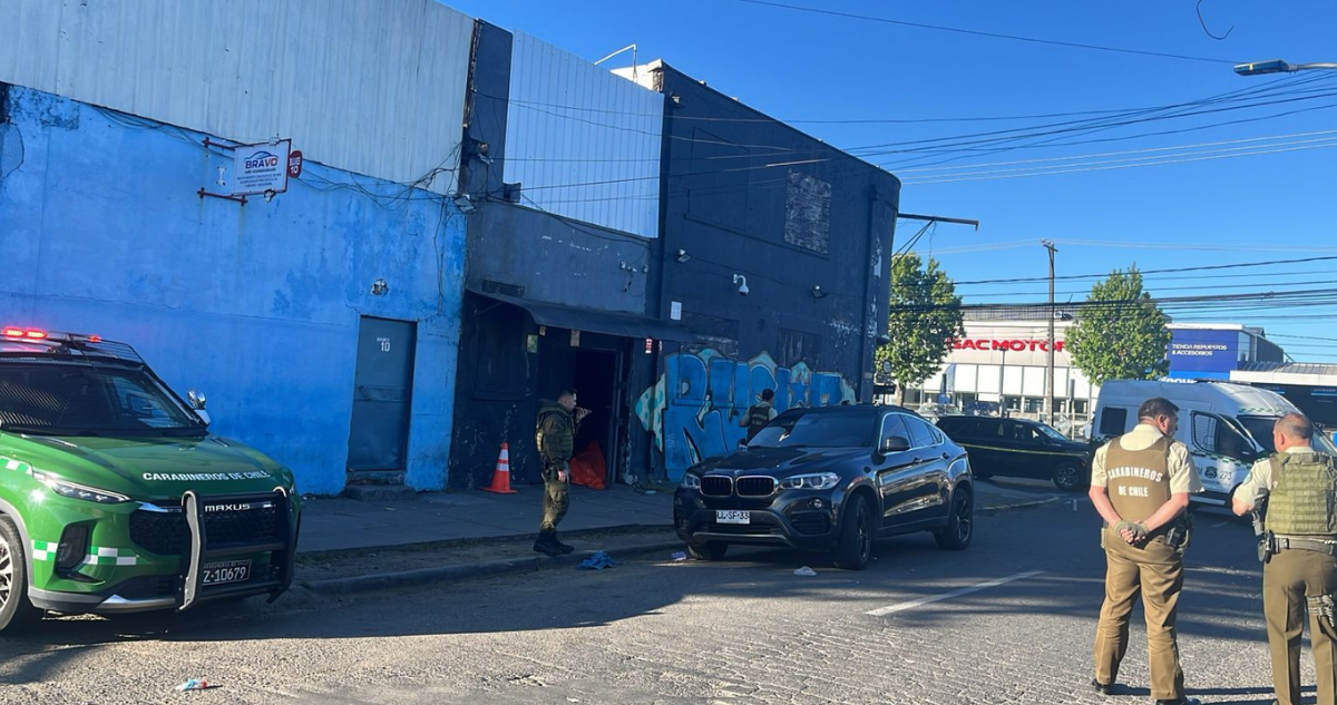 Joven muere tras ser baleado en exterior de un local nocturno clandestino en Concepción