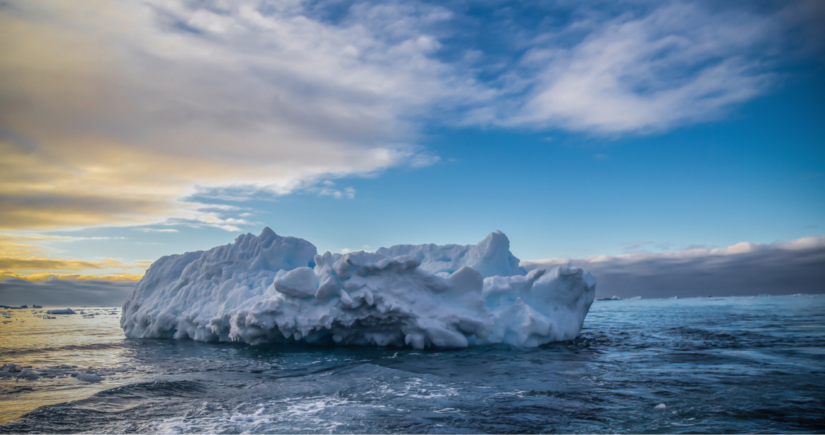 Paisaje antártico para columna sobre identidad antártica