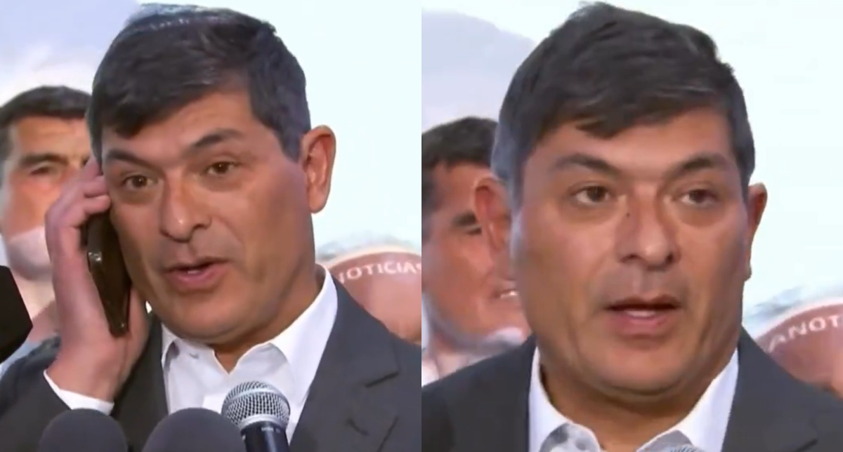 "Give me 30 minutes": Franco Parisi responde llamada en inglés durante entrevista a medios