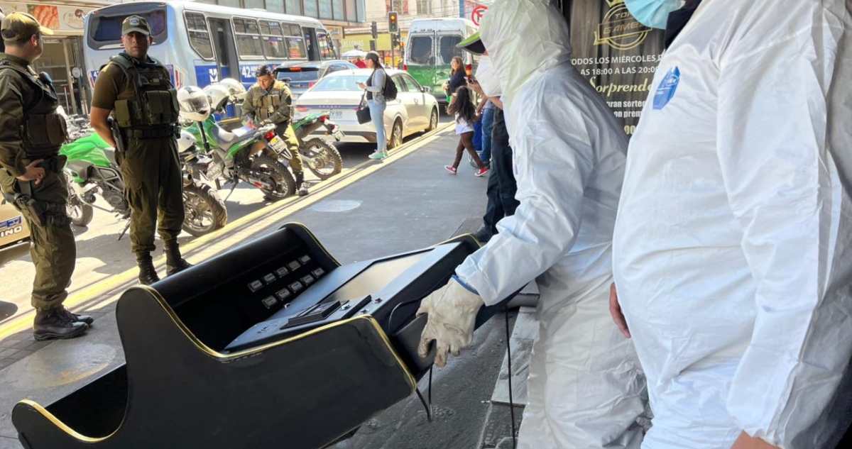 Incautan máquinas casinos ilegales en Concepción