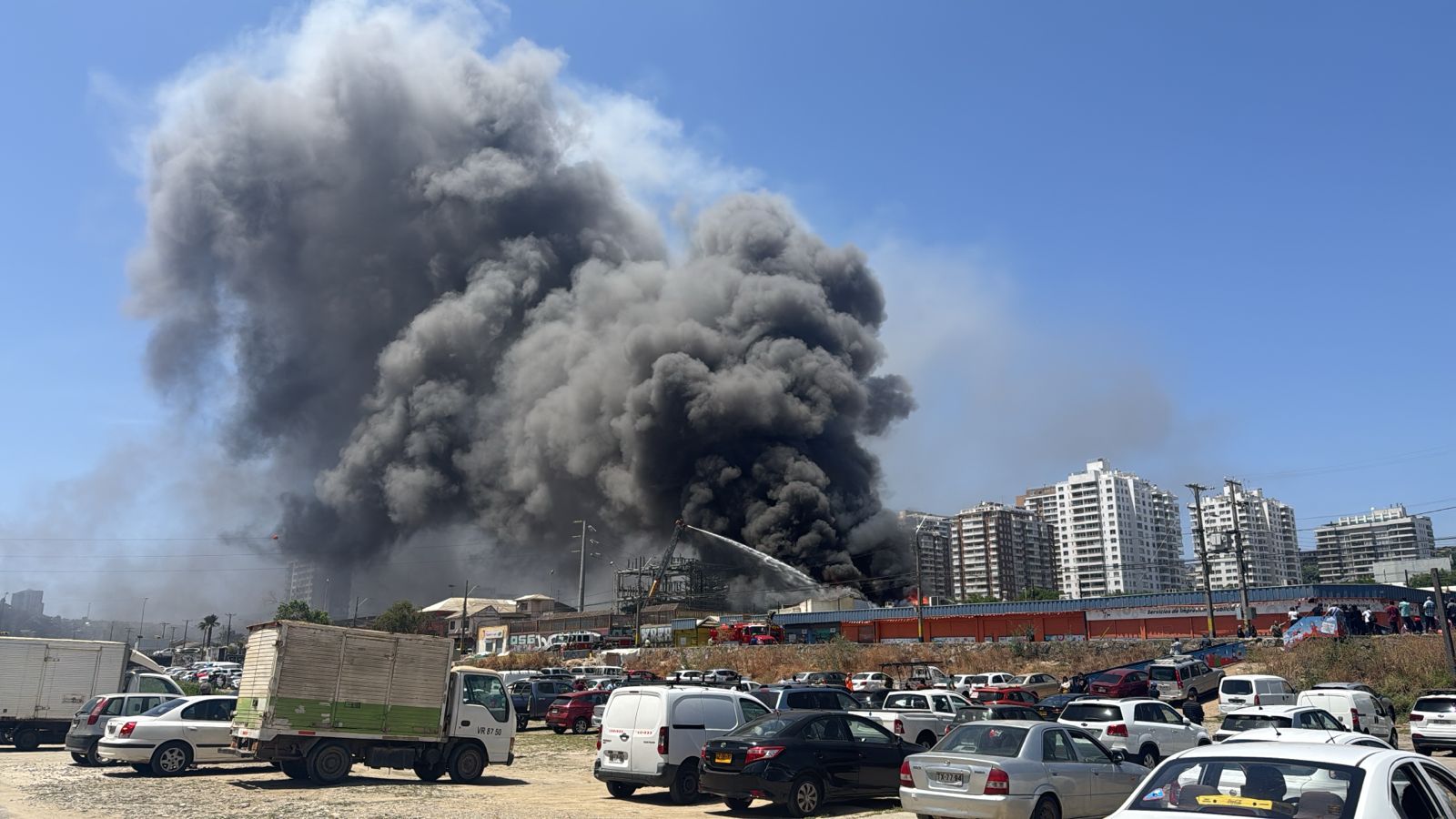 Incendio en Viña del Mar