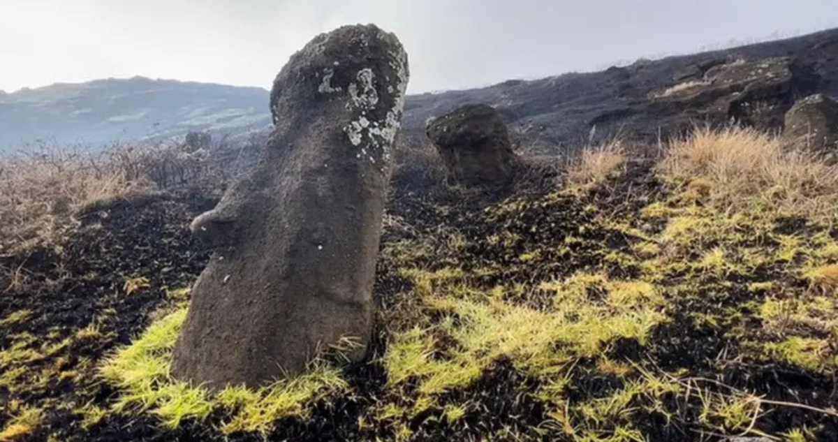 Incendio en Isla de Pascua