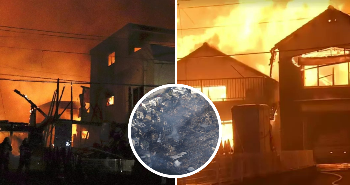 VIDEOS | Voraz incendio arrasa con 170 edificios en Oita, Japón: es el peor en décadas