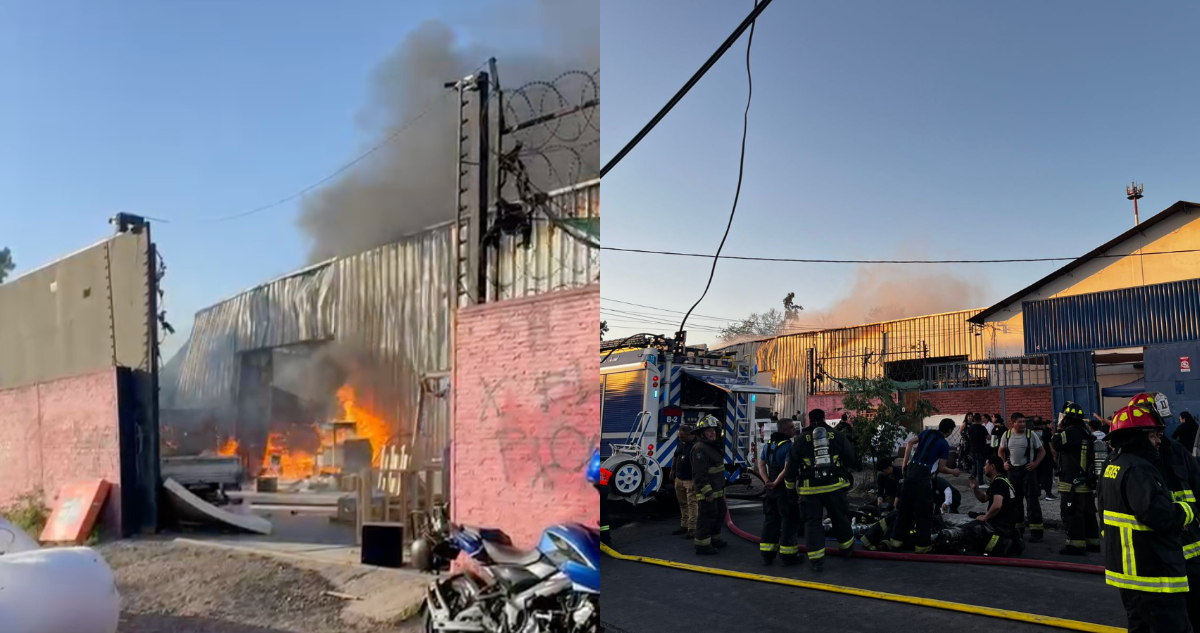 Incendio en Quinta Normal