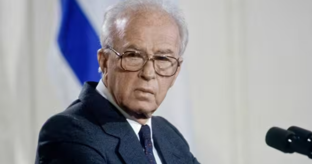 Imagen de archivo del exprimer ministro de Israel, Isaac Rabin, en 1994 