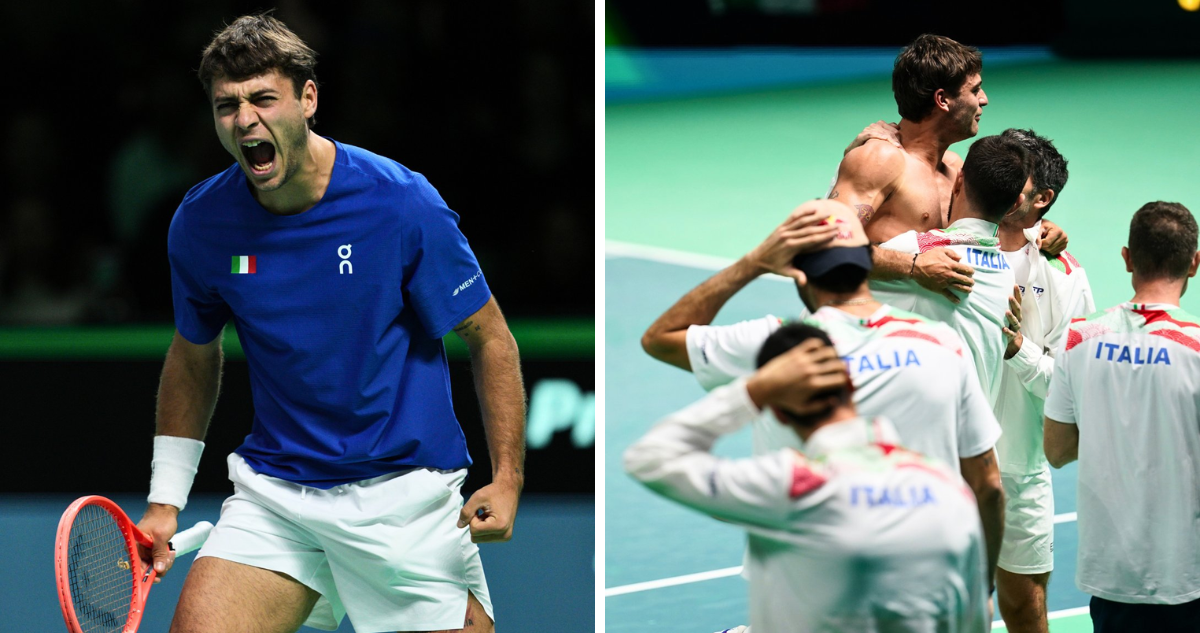 Flabio Cobolli vence al “odiado” Zizou Bergs y mete a Italia en su tercera final seguida de Copa Davis