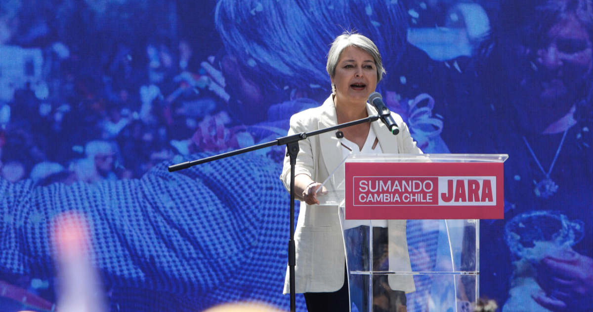 Jeannette Jara en inicio de campaña de segunda vuelta