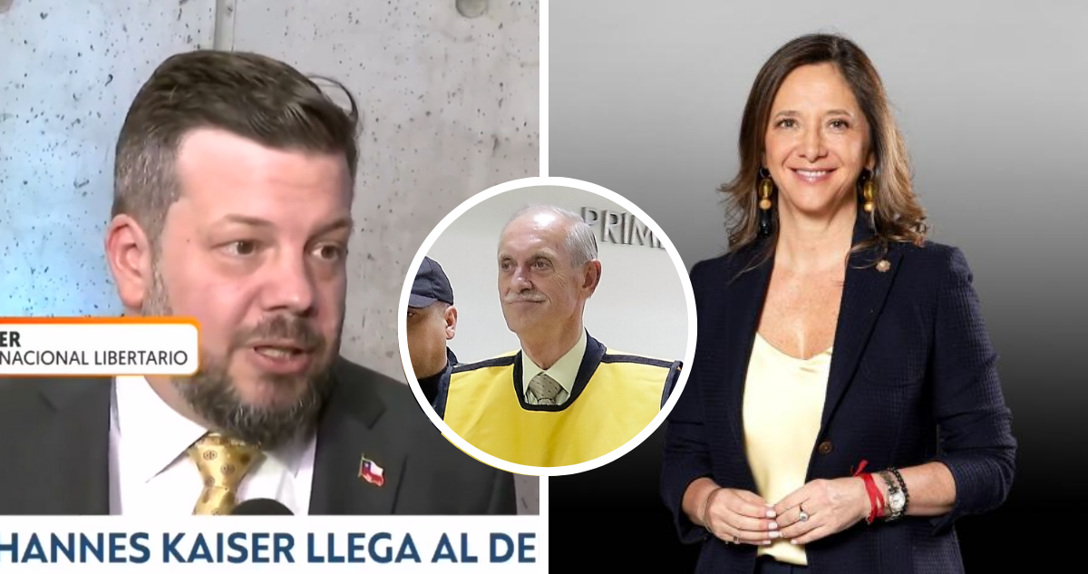 Johannes Kaiser, Mónica Pérez y Miguel Krassnoff