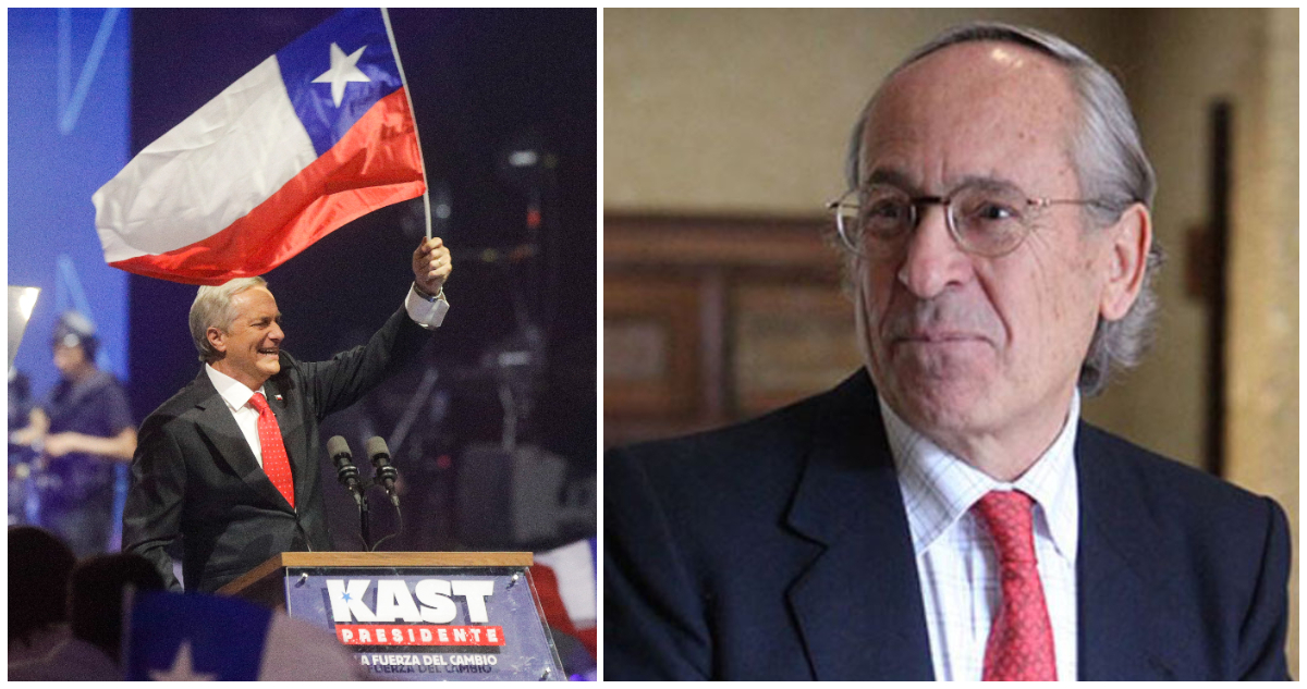 "Un Chicago Boy a segunda vuelta": José Piñera remarca apoyo a Kast en pro de la "libertad"