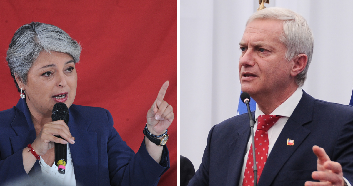 Jeannette Jara y José Antonio Kast