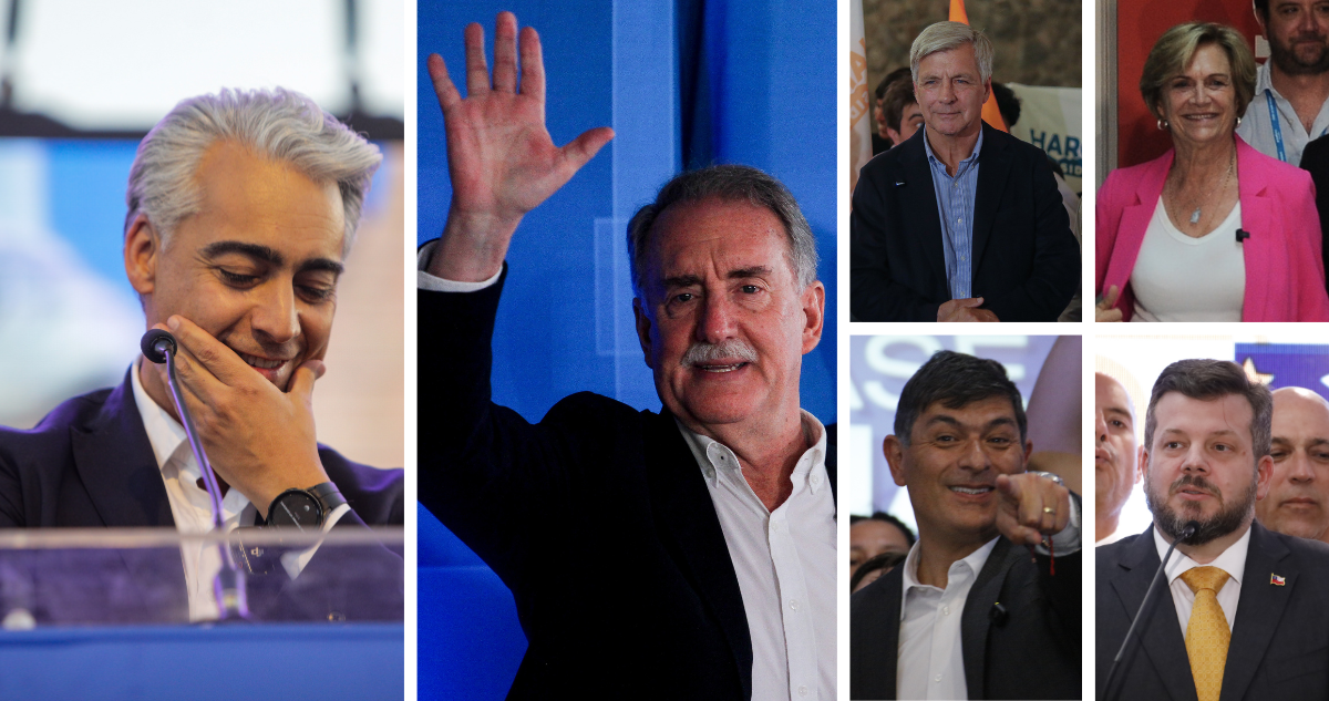 Candidatos presidenciales que perdieron en primera vuelta.