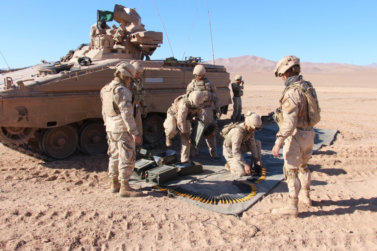 Carros Marder 1A3 del Ejército chileno 