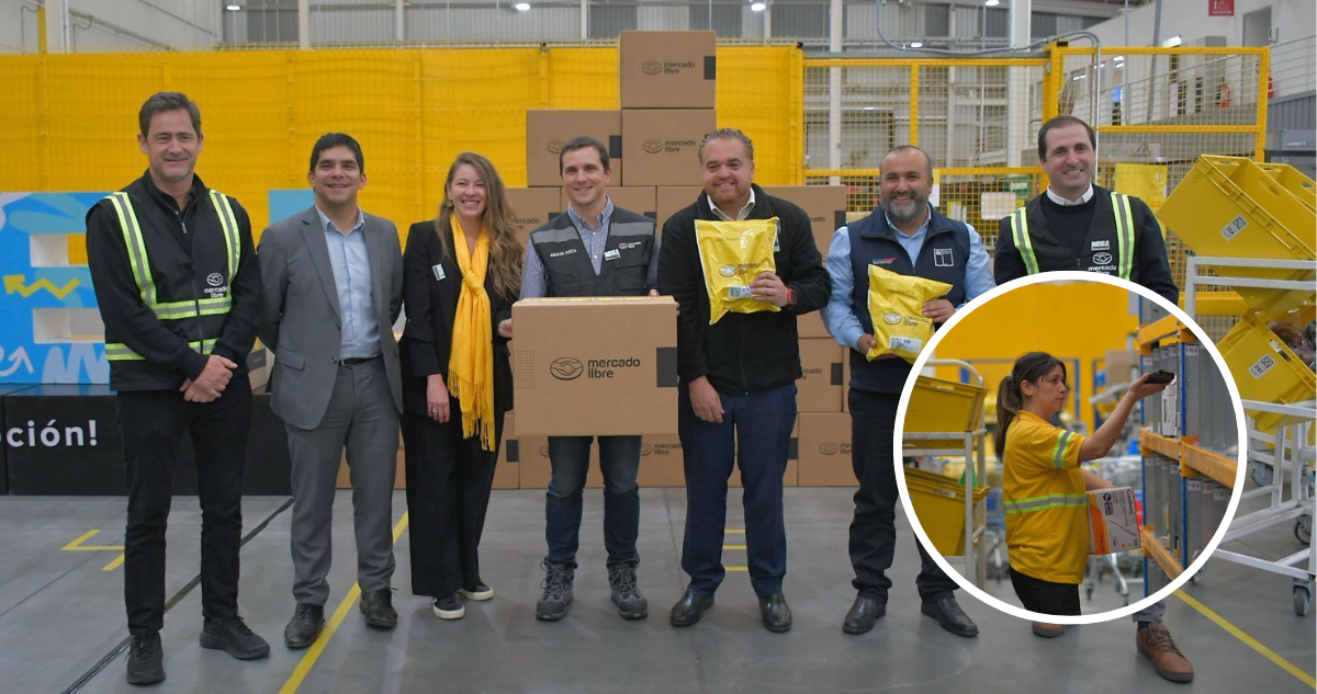 Mercado Libre inaugura primer centro de almacenamiento regional en San Pedro de la Paz