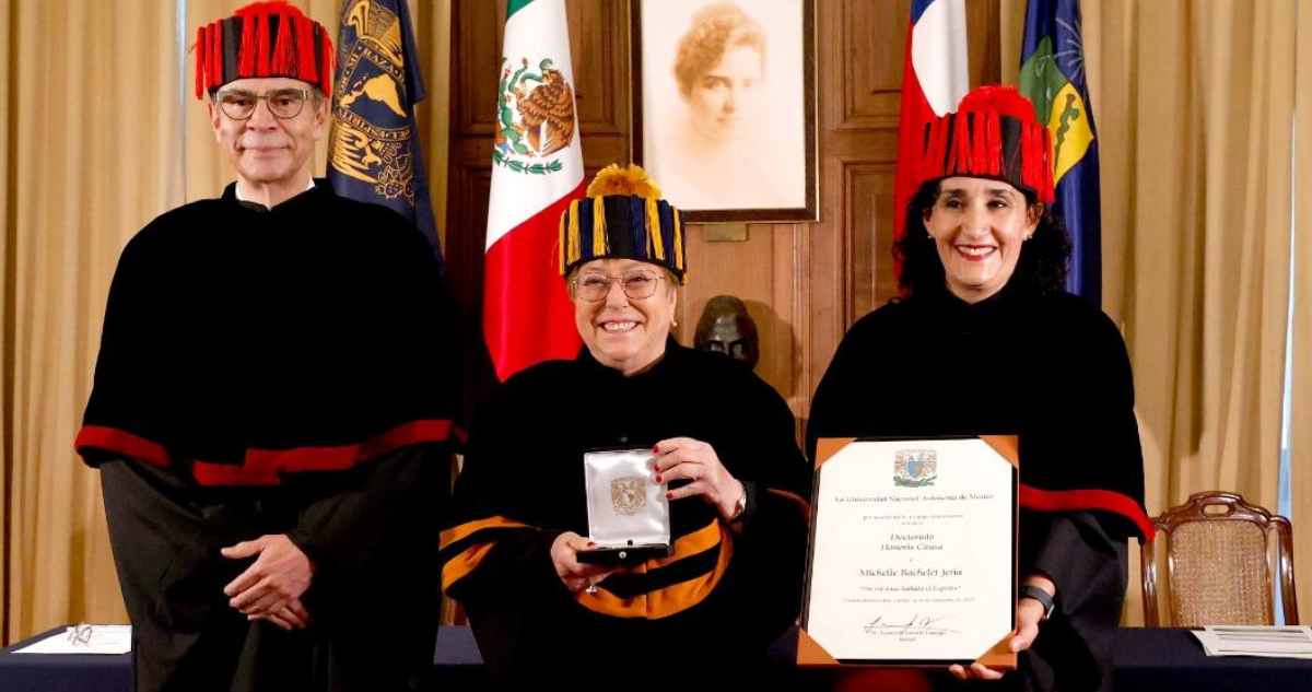 Prestigiosa universidad mexicana entrega doctorado honoris causa a Bachelet en plena carrera a la ONU