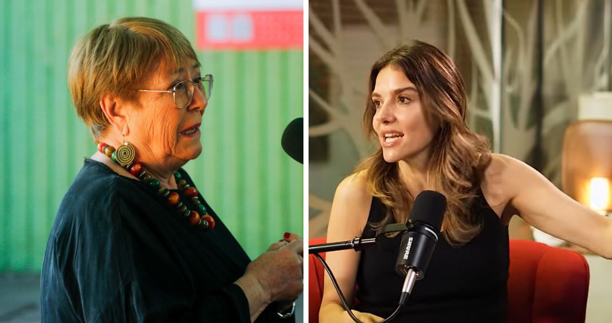 Michelle Bachelet y Mari Godoy en referencia a anécdota de la expresidenta