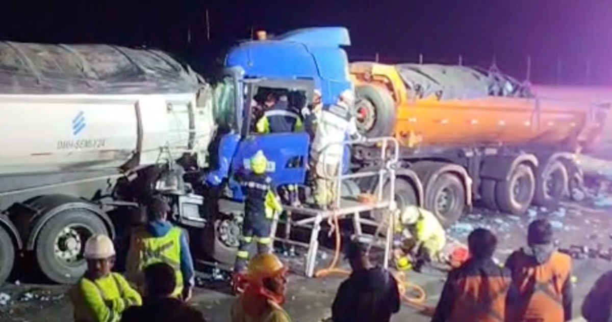 Dos muertos deja accidente en la Ruta 5 Norte a la altura de Vallenar