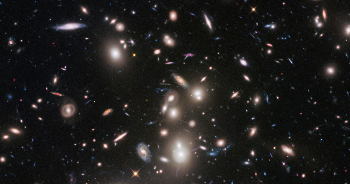 Imagen de galaxias para ilustrar nota sobre materia oscura