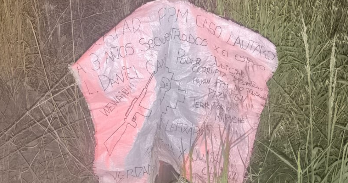 Lienzo en atentado en Nueva Imperial