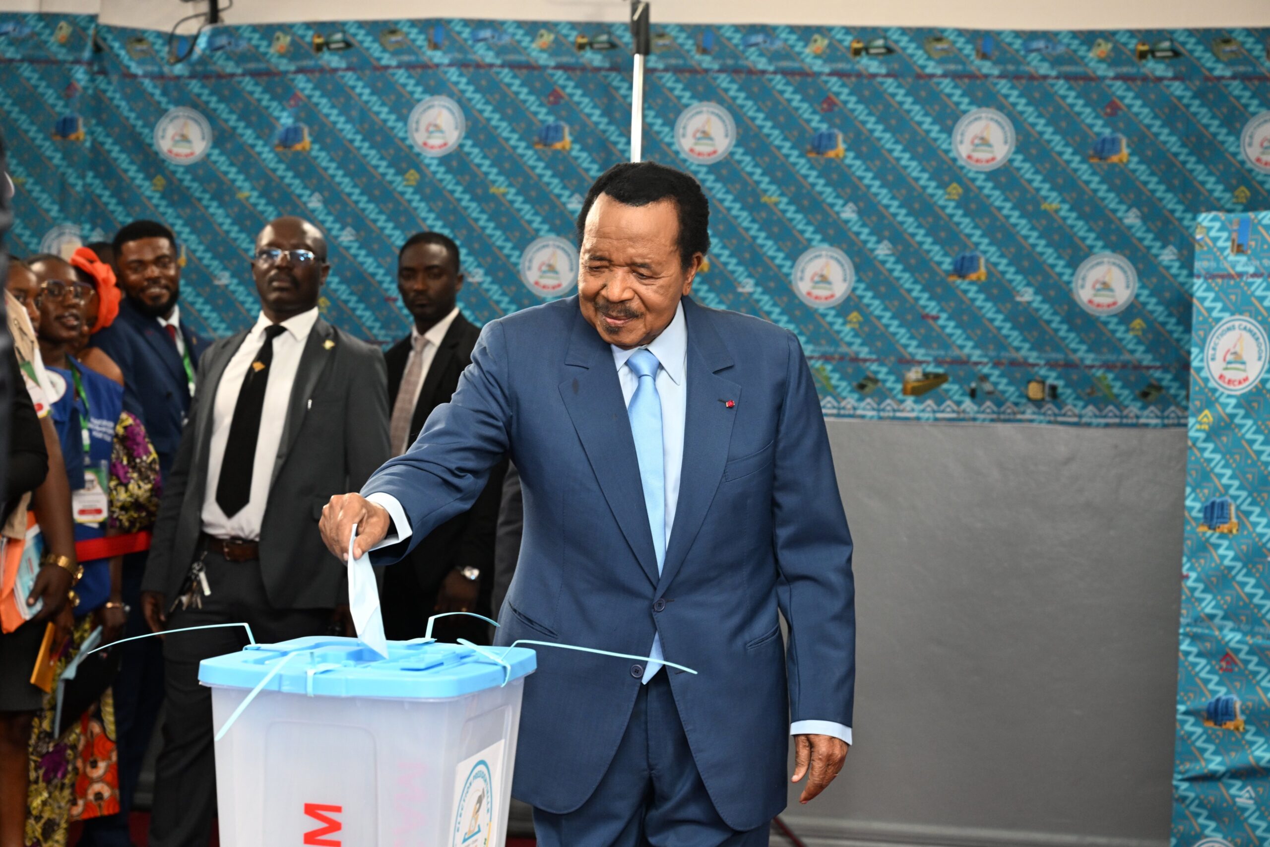 El Presidente de Camerún, Paul Biya