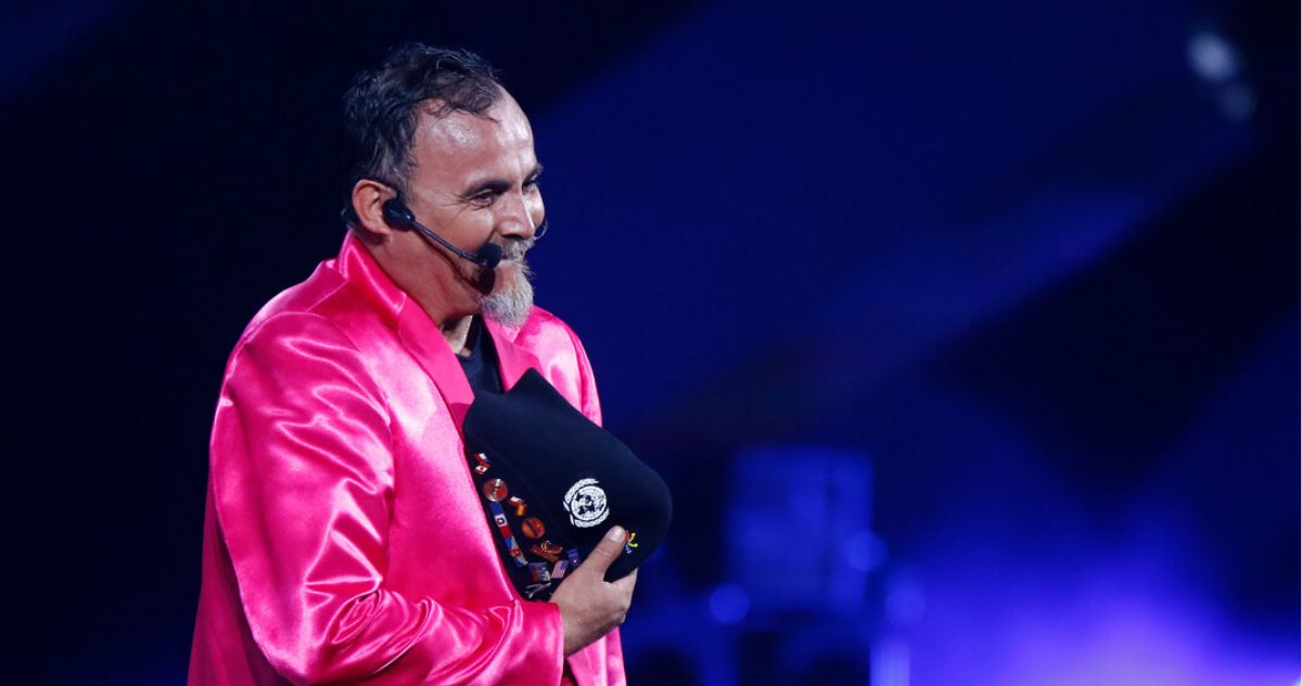 Paul Vásquez como “El Flaco” en el Festival de Viña