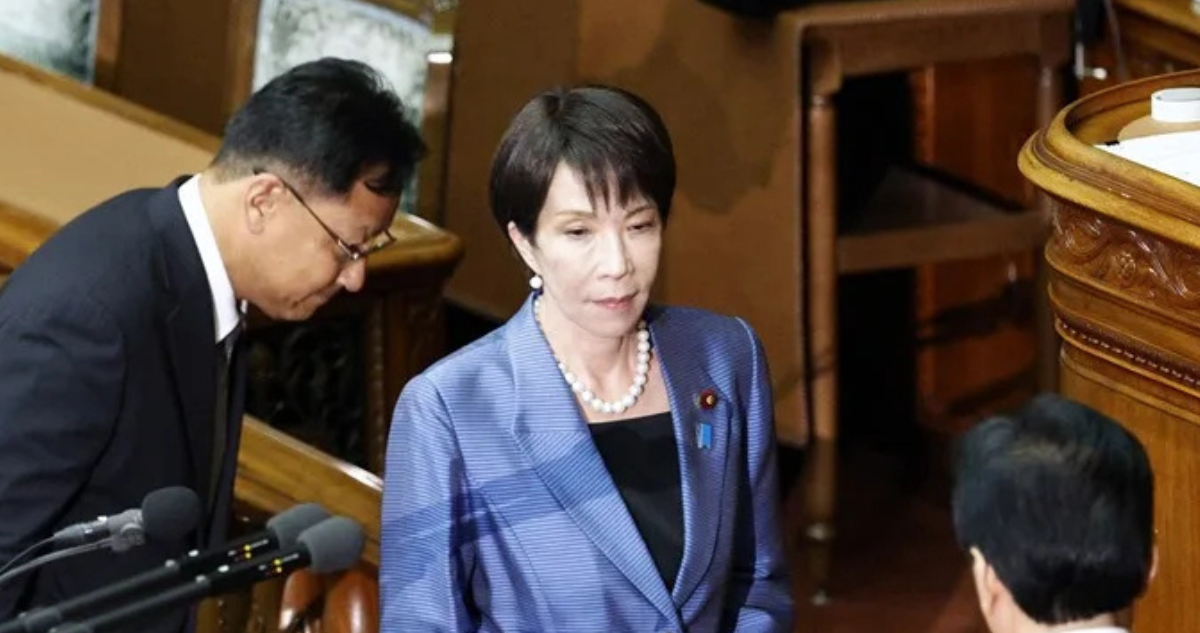 La primera ministra de Japón, Sanae Takaichi