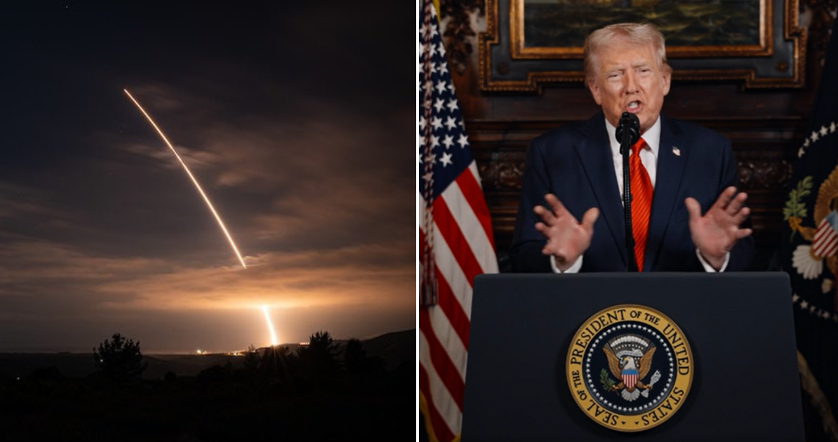 Prueba de misil en Estados Unidos