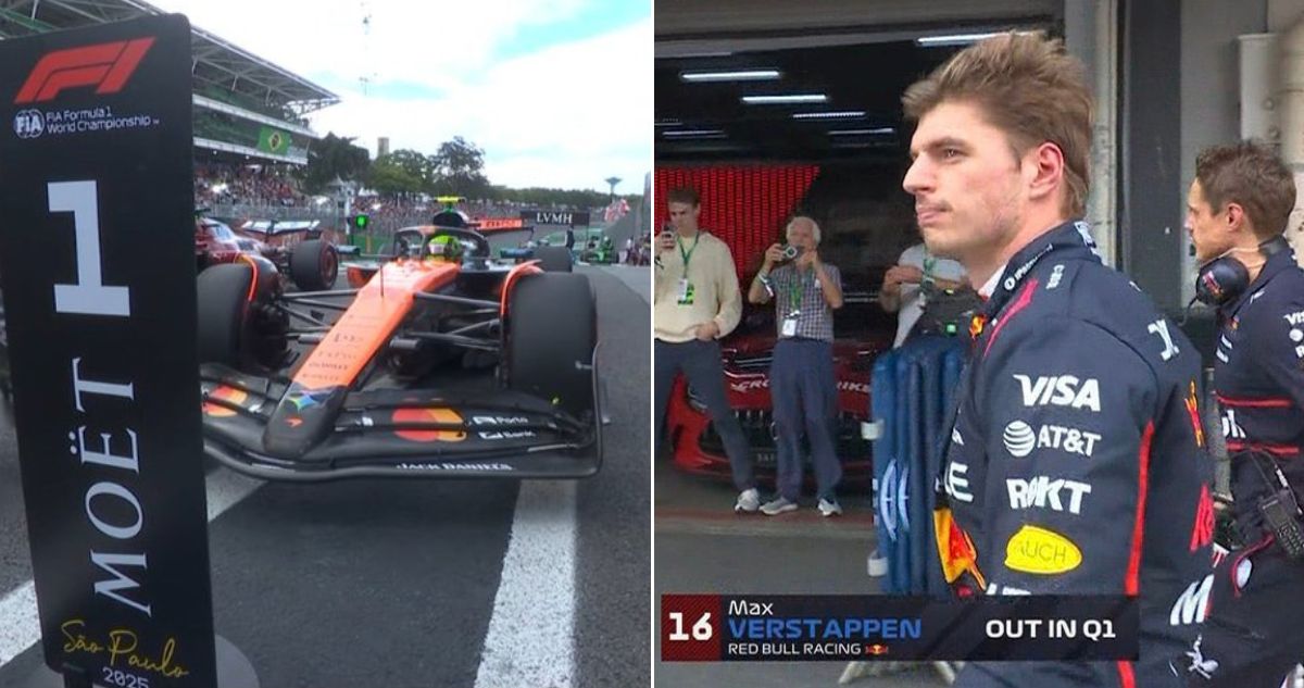 Qualy de GP de Brasil: Lando Norris celebra y gana pole, Max Verstappen siente vergüenza