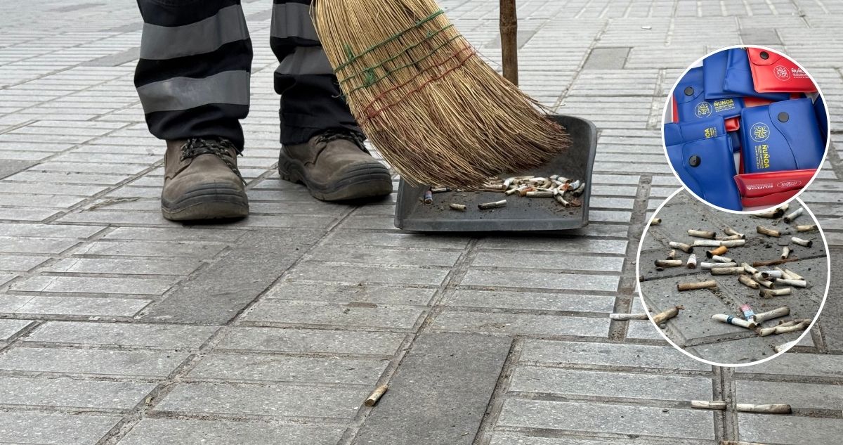 Ñuñoa inicia campaña de “Cero Colillas”: multas por arrojar cigarrillos podrían superar los $340 mil