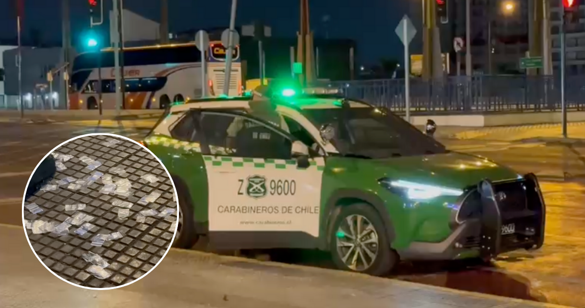 Repartidor es atacado a tiros en plena Alameda en Estación Central: está en riesgo vital