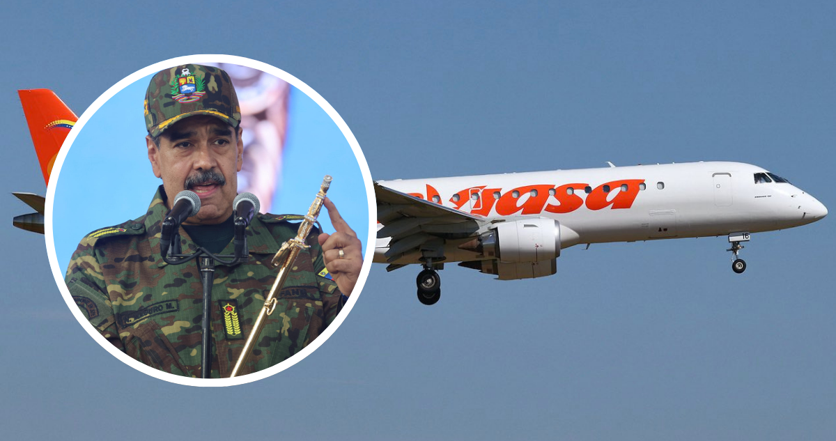 Reportan que avión utilizado por régimen de Maduro viajó hasta la frontera con Brasil